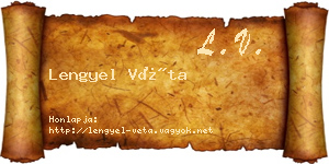 Lengyel Véta névjegykártya